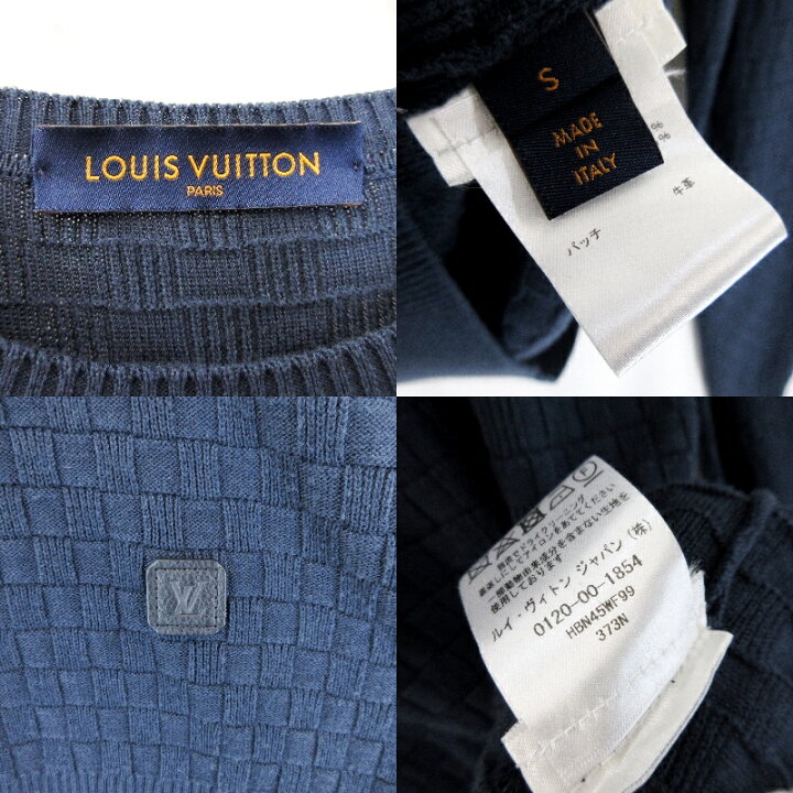楽天市場】【中古】LOUIS VUITTON ルイヴィトン ニットセーター ダミエ 