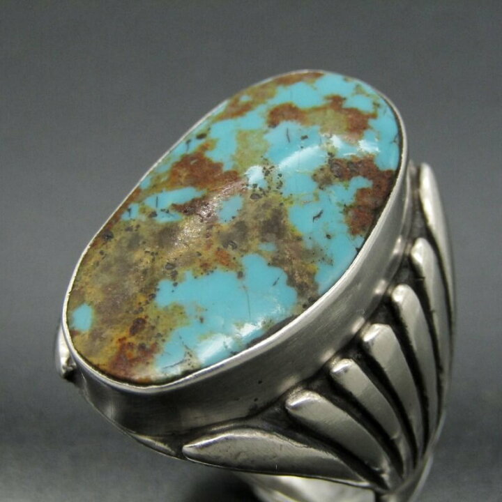 楽天市場】【中古】Navajo ナバホ族 リング ターコイズ R刻印 ナバホ 