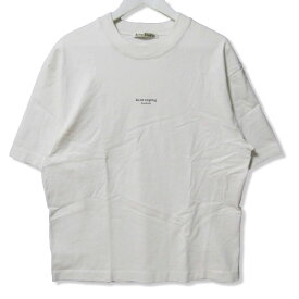 【中古】Acne Studios アクネストゥディオズ 半袖リバースロゴプリントTシャツ FN-MN-TSHI000138 REVERSE LOGO TEE ホワイト 白 XS メンズ27106326