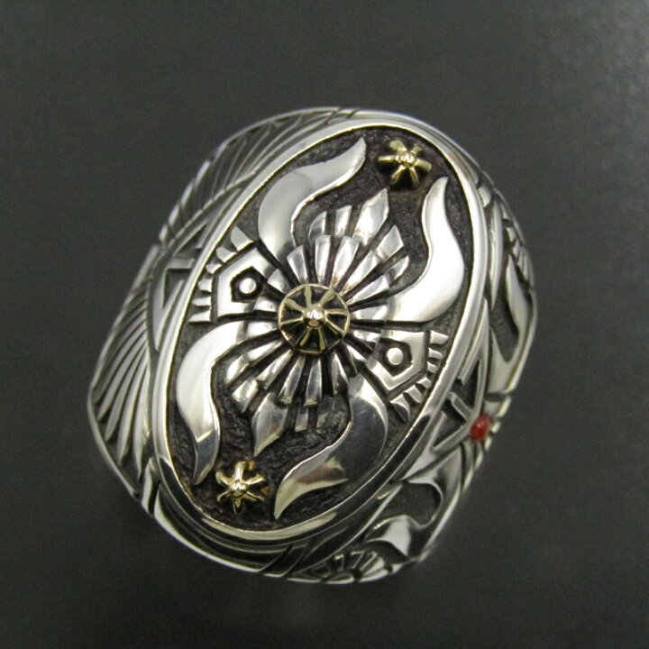 楽天市場】【中古】美品 Marco Begaye ナバホ族 リング 18Kコンチョ 
