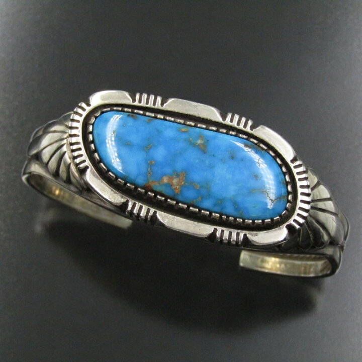 楽天市場】【中古】Delbert Vandever ナバホ族 バングル ターコイズ  