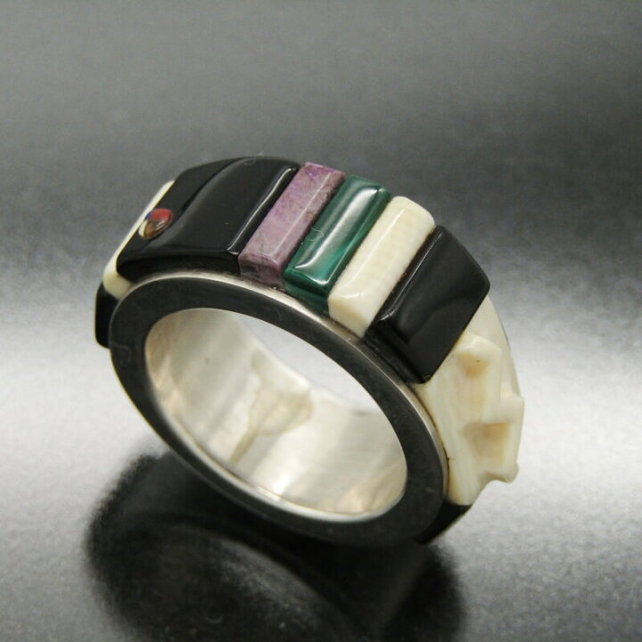 楽天市場】【中古】美品 堀江純 Jun Horie リング インレイワーク 