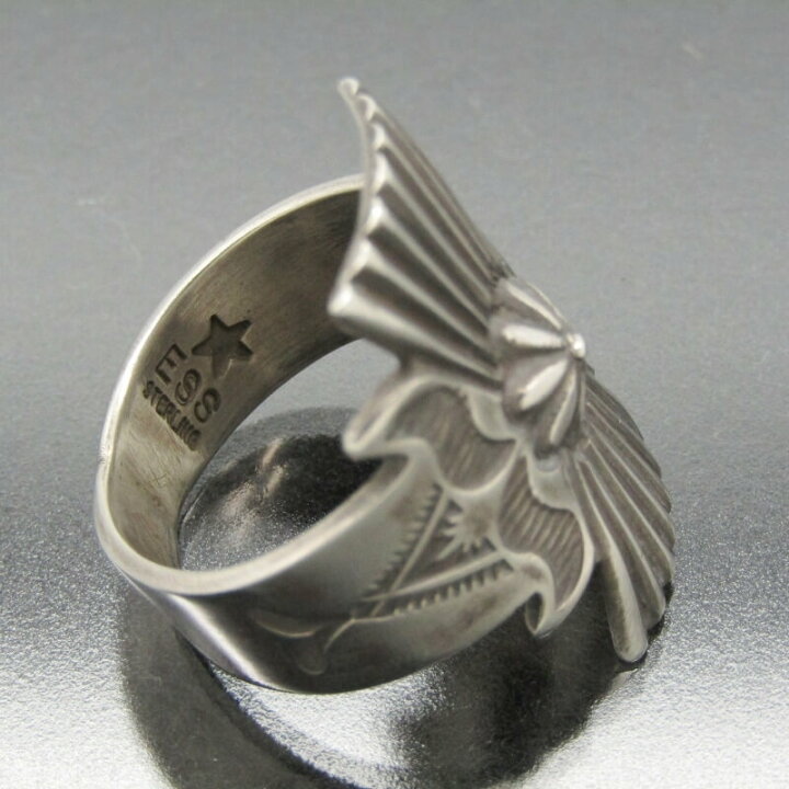 楽天市場】【中古】美品 Edison Sandy Smith ナバホ族 リング スタンプ  