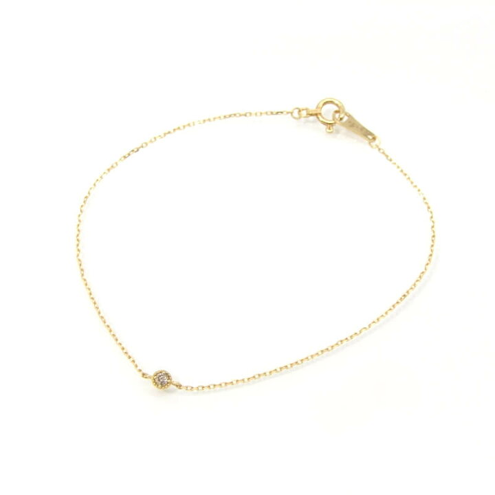 楽天市場】【中古】agete アガット ブレスレット 10124114353 K18YG 