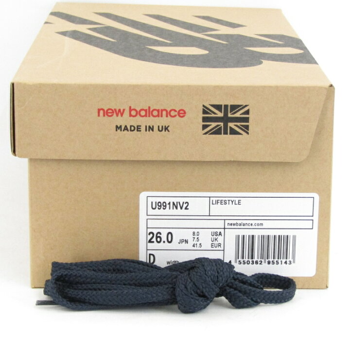 楽天市場】【中古】未使用 New Balance ニューバランス 26cm U991NV2 