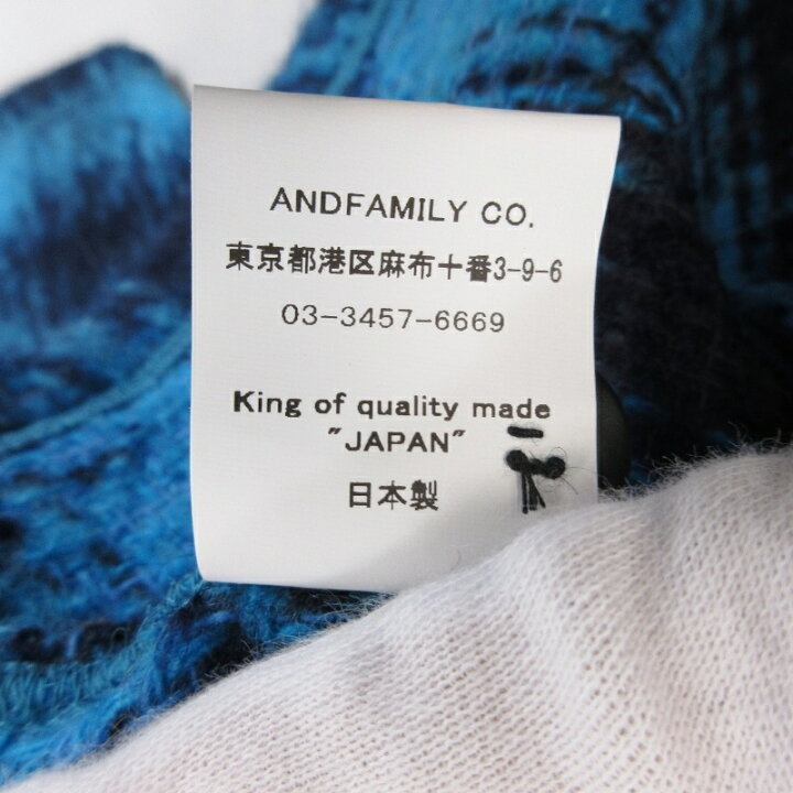 楽天市場】【中古】未使用 ANDFAMILYS アンドファミリー モヘア 