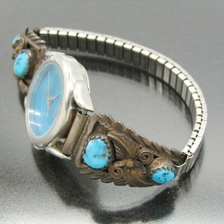 楽天市場】【中古】Navajo ナバホ族 ウォッチブレス ターコイズ 