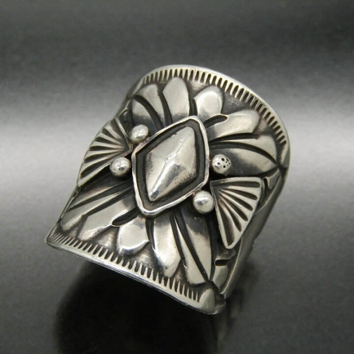 楽天市場】【中古】Derrick Gordon ナバホ族 リング スタンプワーク  