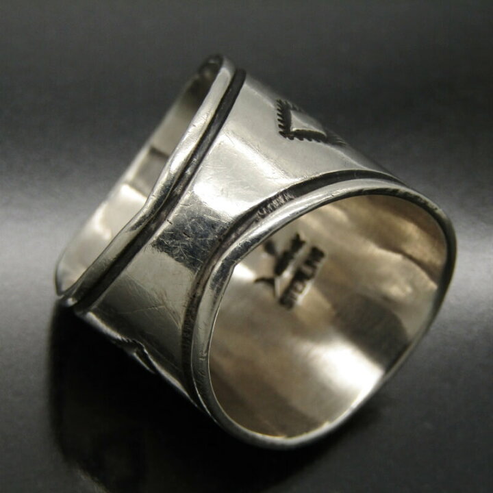 楽天市場】【中古】Derrick Gordon ナバホ族 リング スタンプワーク  