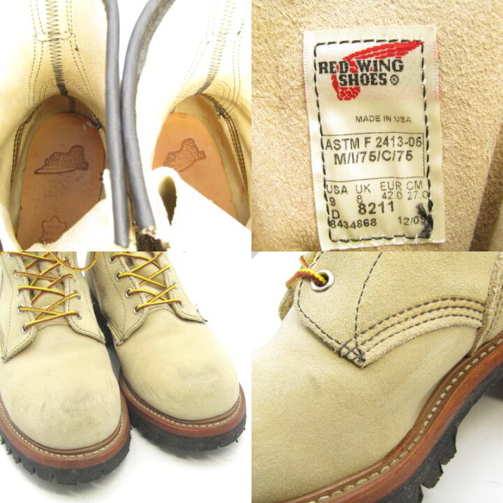 楽天市場】【中古】美品 REDWING レッドウィング US9D 27cm ロガー 