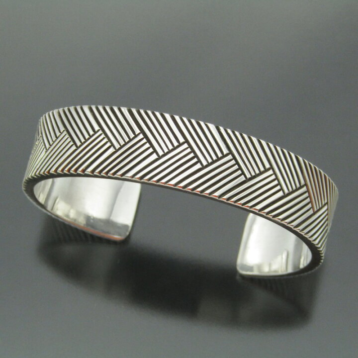 楽天市場】【中古】美品 Thomas Curtis ナバホ族 バングル スタンプ  