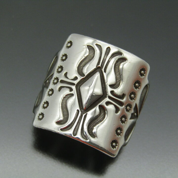 楽天市場】【中古】Thomas Curtis ナバホ族 リング スタンプワーク  