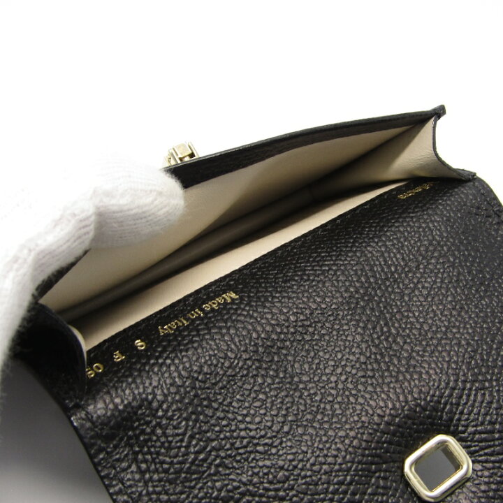 楽天市場】【中古】美品 Valextra ヴァレクストラ 名刺入れ Brera  