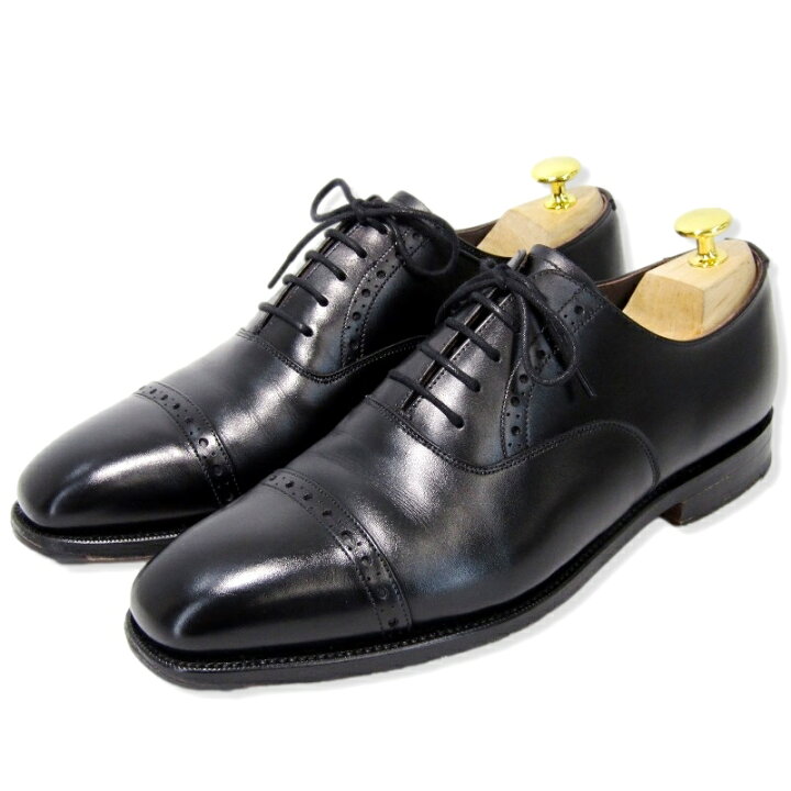 楽天市場】【中古】GRENSON グレンソン UK6.5E パンチドキャップトゥ 
