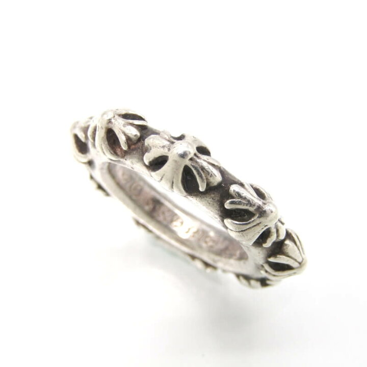 楽天市場】【中古】CHROME HEARTS クロムハーツ クロスバンド リング  