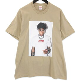 【中古】Supreme シュプリーム NBA Youngboy Tee 23FW 半袖Tシャツ ヤングボーイ Never Broke Again ベージュ M メンズ 71009916