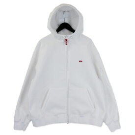 【中古】Supreme シュプリーム ジップパーカー GORE-TEX WINDSTOPPER Zip Up Hooded Sweatshirt 23AW ゴアテックス ホワイト 白 L ジャケット 裏起毛 メンズ 20018713