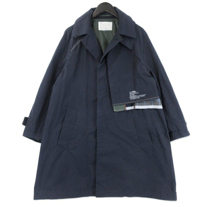 楽天市場】【中古】kolor カラー レイヤードステンカラーコート 24AW  