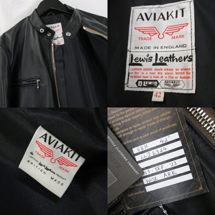 楽天市場】【中古】Lewis Leathers ルイスレザー シングルライダース 