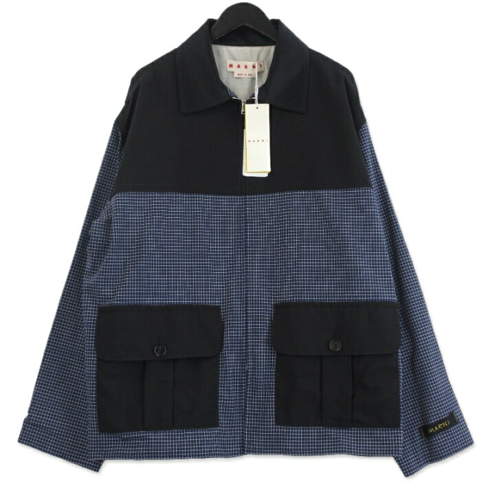 楽天市場】【中古】未使用 MARNI マルニ チェックトロピカルウール  