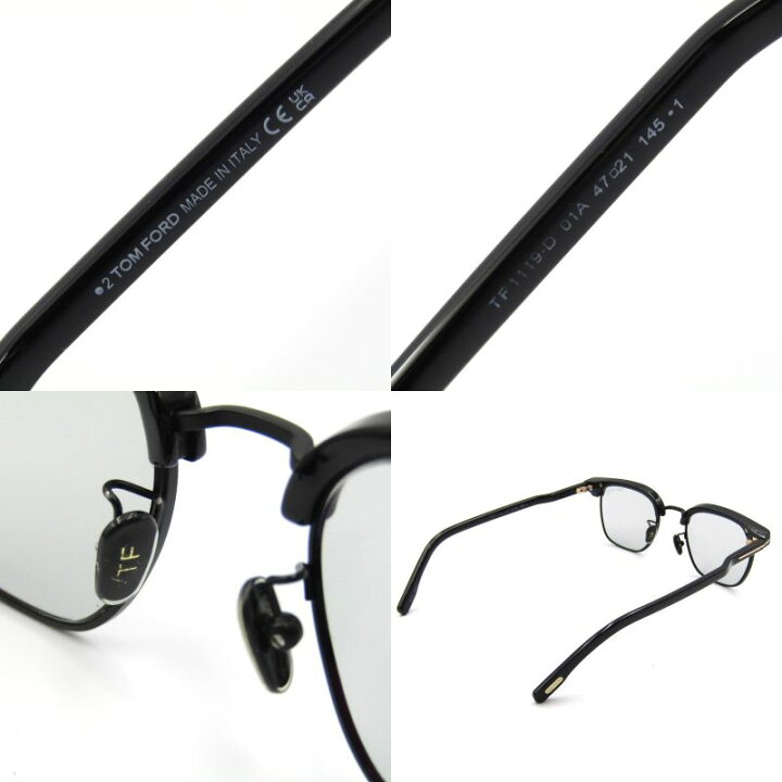 楽天市場】【中古】TOM FORD トムフォード サングラス TF1119-D ブロウ  