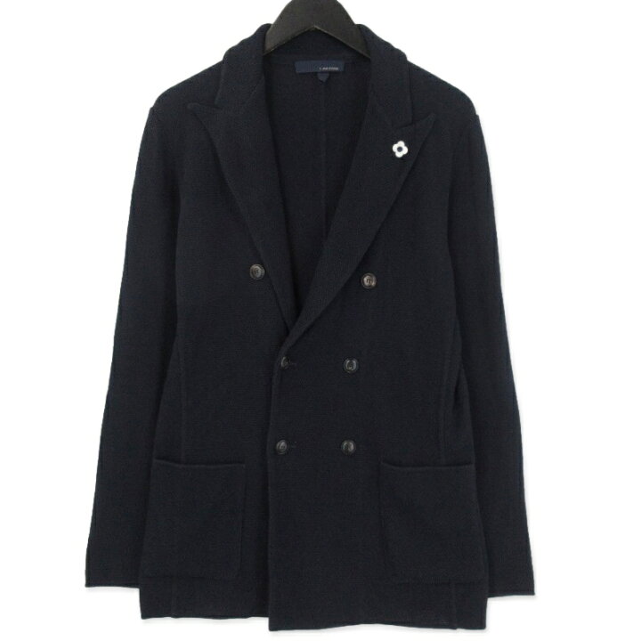 楽天市場】【中古】美品 LARDINI ラルディーニ ダブルテーラード 