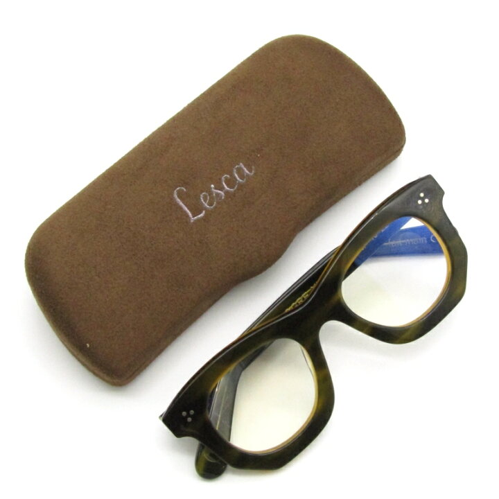 楽天市場】【中古】未使用 Lesca LUNETIER レスカ ルネティエ メガネ 