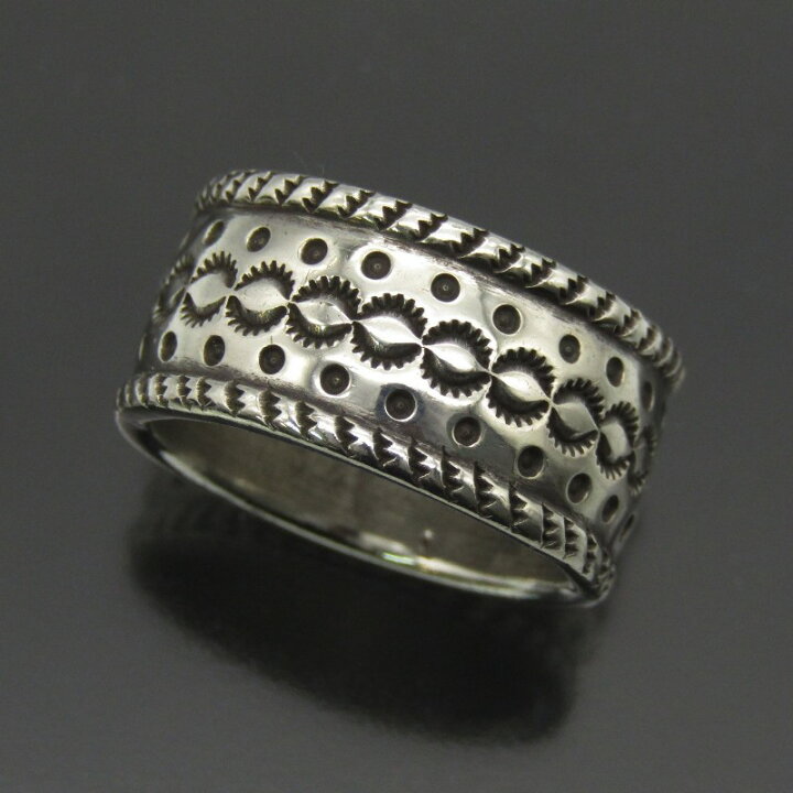 楽天市場】【中古】Quaid Shorty ナバホ族 リング スタンプワーク  