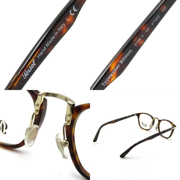 楽天市場】【中古】未使用 Persol ペルソール メガネフレーム 3109V 