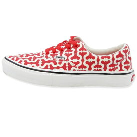 【中古】VANS × Supreme バンズ 26cm SKATE ERA 21SS VN0A5KRV5XS ヴァンズ スケート エラ シュプリーム モノグラム RED/WHITE スニーカー 22001369