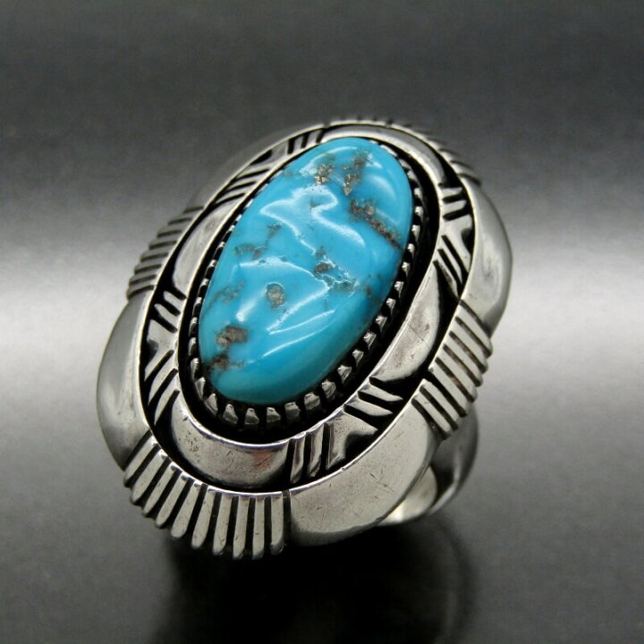 楽天市場】【中古】Navajo ナバホ族 リング モレンシ ターコイズ 
