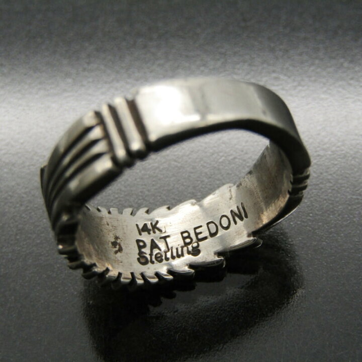 楽天市場】【中古】Pat Bedonie ナバホ族 リング 14K パットべドニー 
