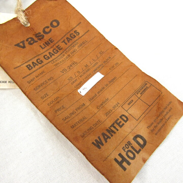 楽天市場】【中古】未使用 vasco ヴァスコ ショルダーバッグ ポスト 