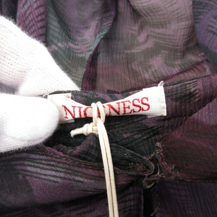 楽天市場】【中古】美品 NICENESS ナイスネス プルオーバーパーカー 