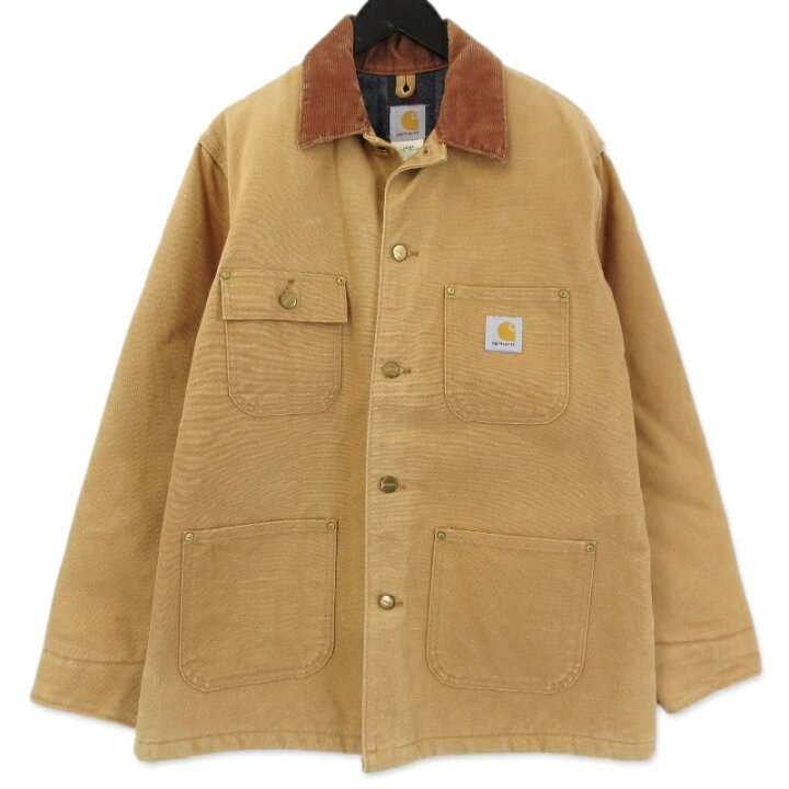 楽天市場】【中古】Carhartt カーハート ダックチョアコート C01BRN 