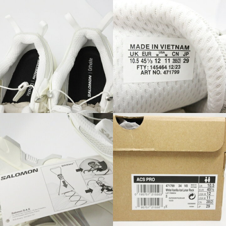 楽天市場】【中古】未使用 SALOMON サロモン 29cm ACS PRO 471799 ACS 