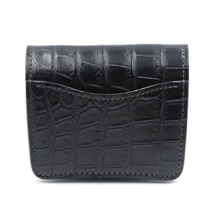 楽天市場】【中古】美品 WILDSWANS ワイルドスワンズ ミニ財布 クロコ  