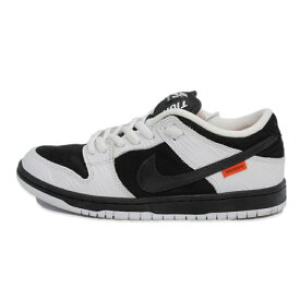 【中古】NIKE × TIGHTBOOTH ナイキ タイトブース 26cm SB DUNK LOW PRO QS FD2629-100 ダンク ロー プロ WHITE/BLACK スニーカー 70015907
