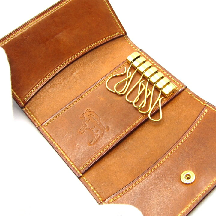 楽天市場】【中古】美品 TRAD-BISON トラッドバイソン キーケース 6連 
