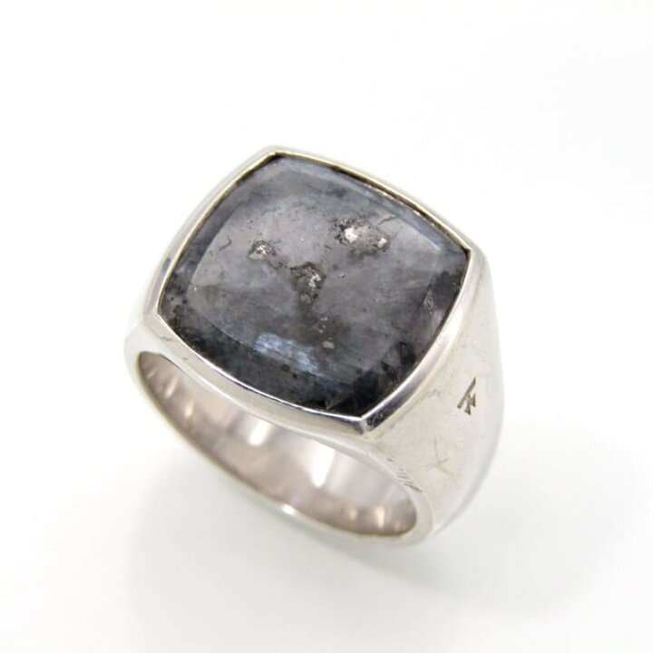 楽天市場】【中古】TOMWOOD トムウッド リング Cushion Larvikite Ring 