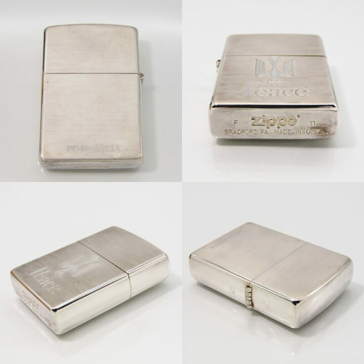 楽天市場】【中古】ZIPPO ジッポ PEACE 両面刻印 2011年製 ピース 