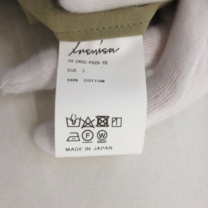 楽天市場】【中古】未使用 IRENISA イレニサ BELTED BUGGY TROUSERS IH 