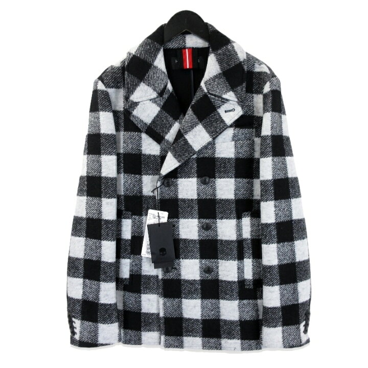 楽天市場】【中古】未使用 HYDROGEN ハイドロゲン WOOL SCUBA PEACOAT 