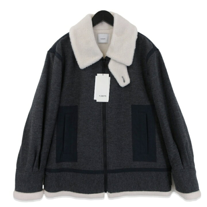 楽天市場】【中古】未使用 nuterm ニューターム Eco-Mouton Bomber JKT 