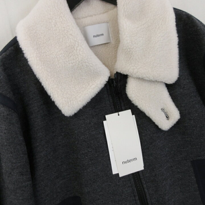 楽天市場】【中古】未使用 nuterm ニューターム Eco-Mouton Bomber JKT 