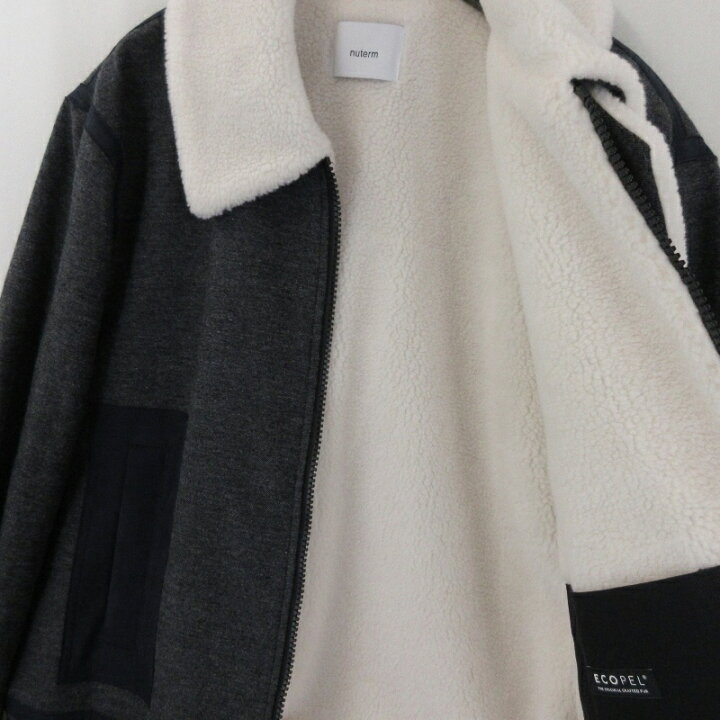楽天市場】【中古】未使用 nuterm ニューターム Eco-Mouton Bomber JKT 