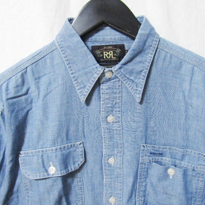 楽天市場】【中古】RRL ダブルアールエル 長袖シャツ シャンブレー 