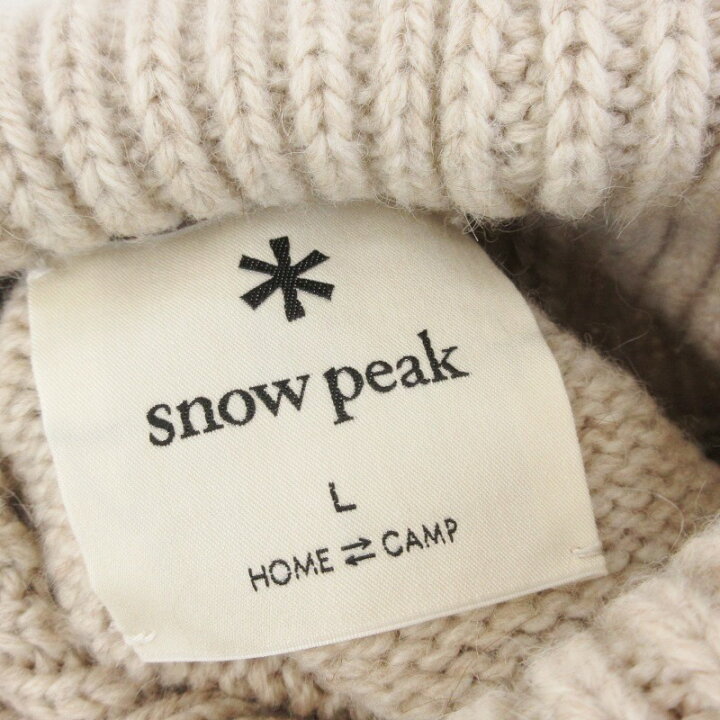 楽天市場】【中古】未使用 Snow Peak スノーピーク Alpaca Knit 