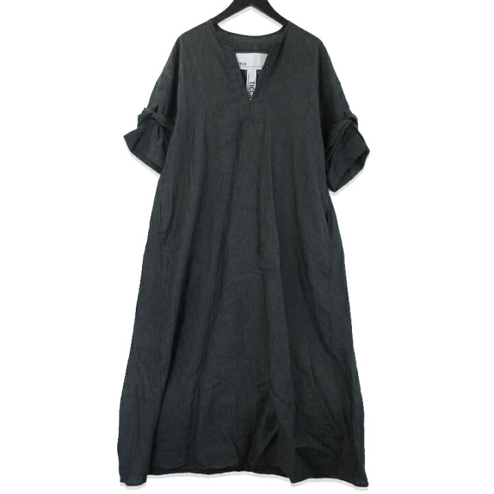 楽天市場】【中古】TICCA ティッカ リネンツイストスリーブワンピース  