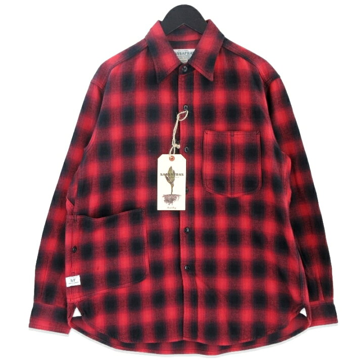 楽天市場】【中古】未使用 SASSAFRAS ササフラス ディギンシャツ SF  